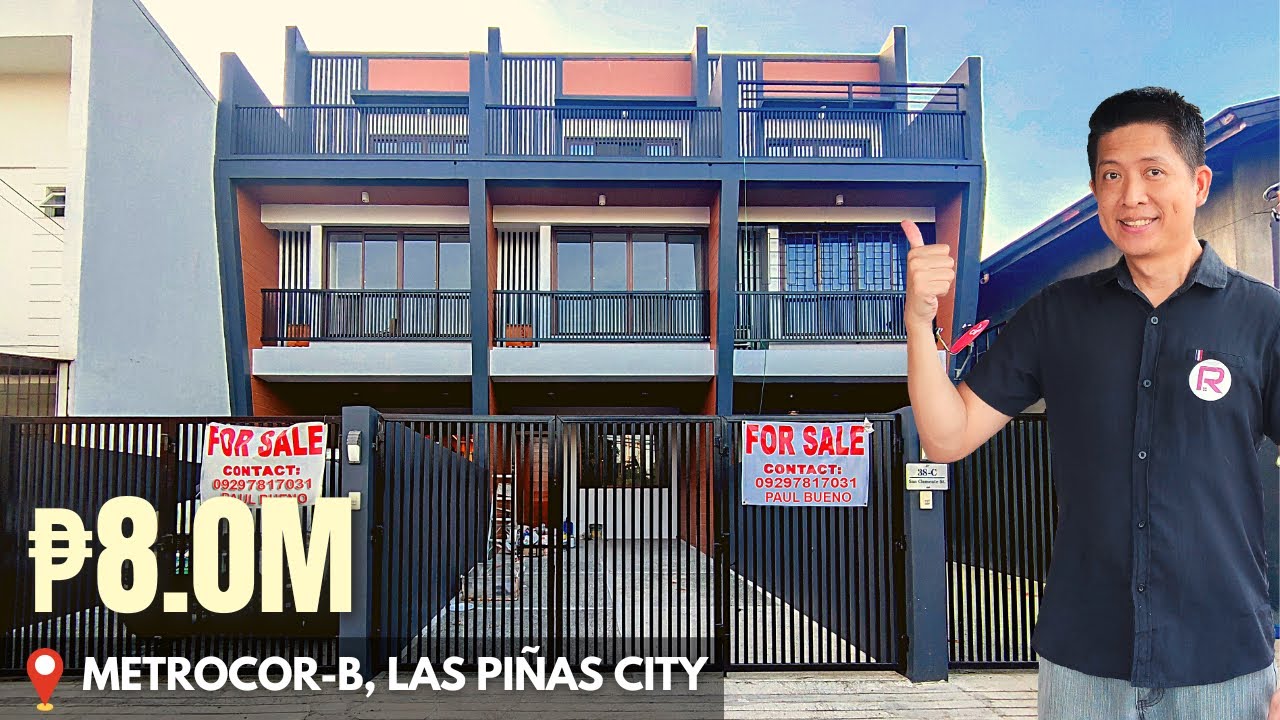 Touring an ADORABLE 3BR Town House For Sale in Metrocor Las Piñas | House Tour