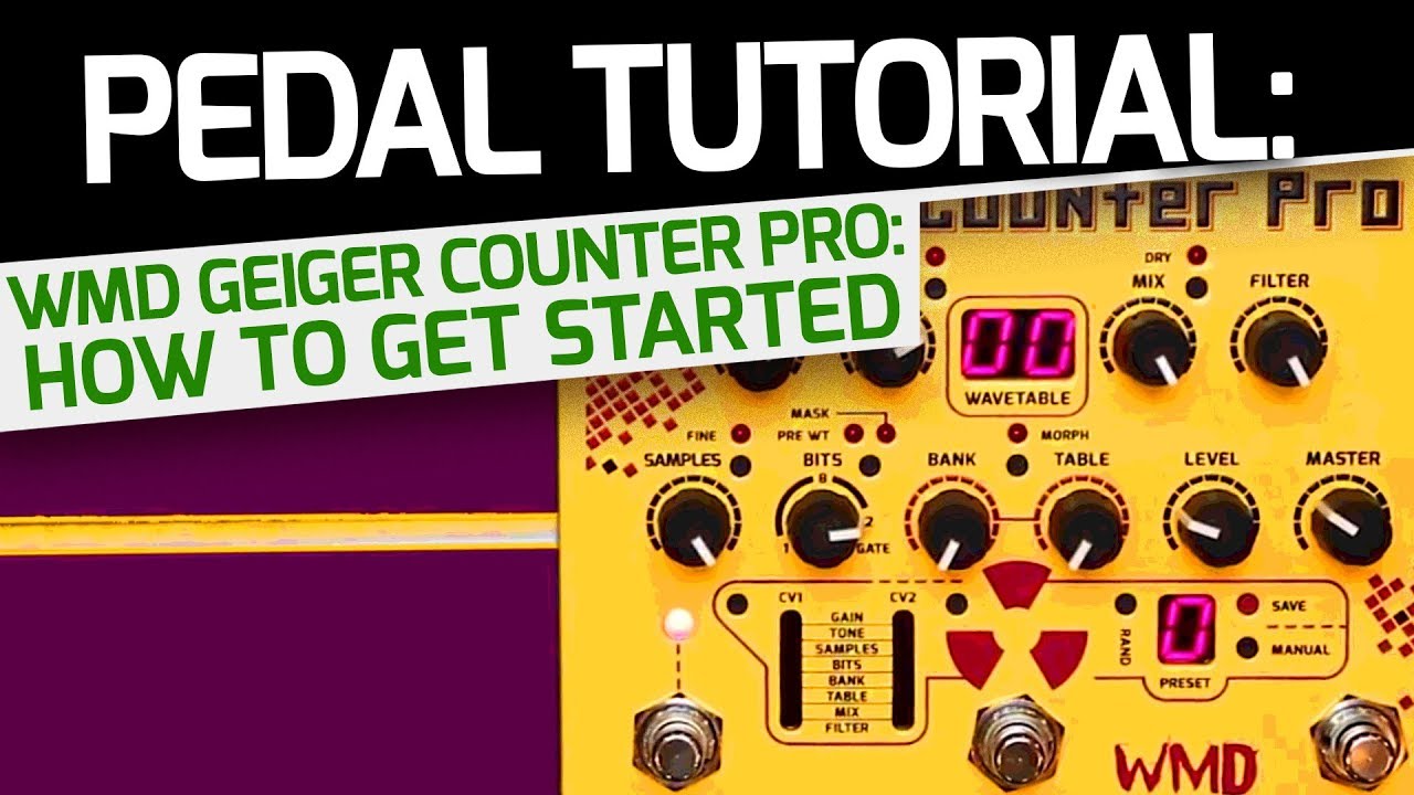 WMD Geiger Counter Pro - How To Get Started