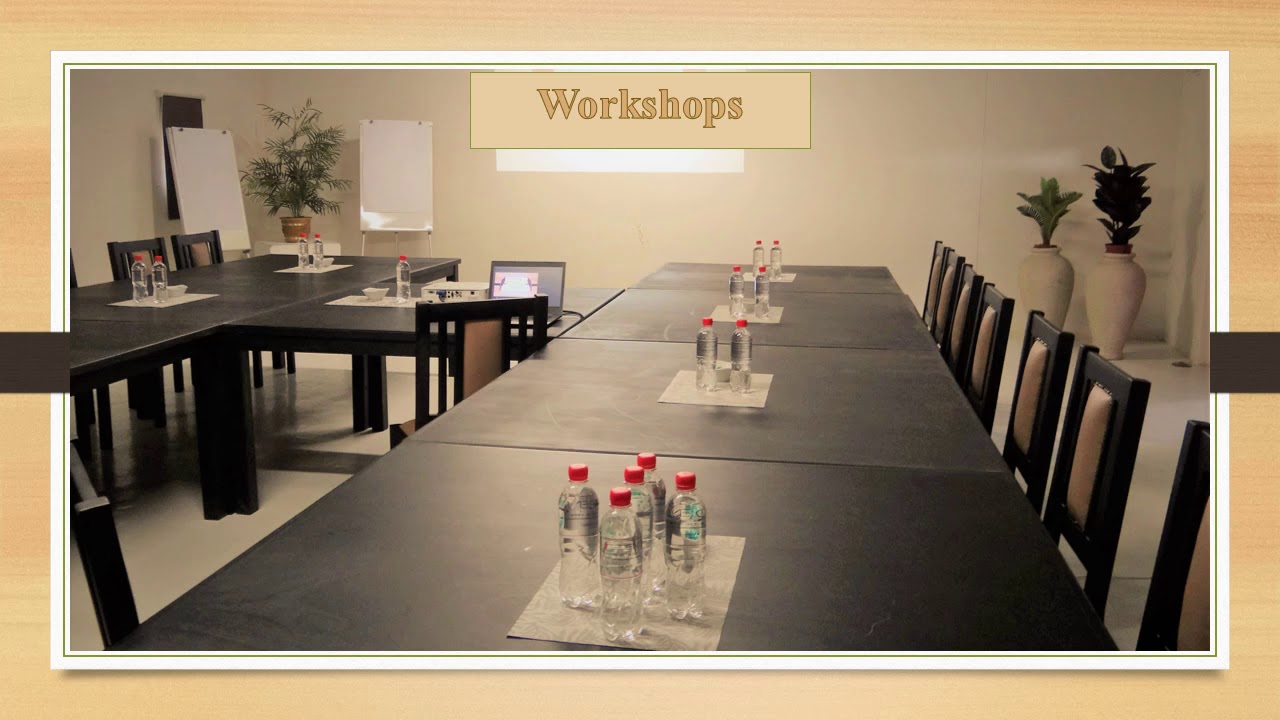 Seminar room and workshop venue at Eden Chalets