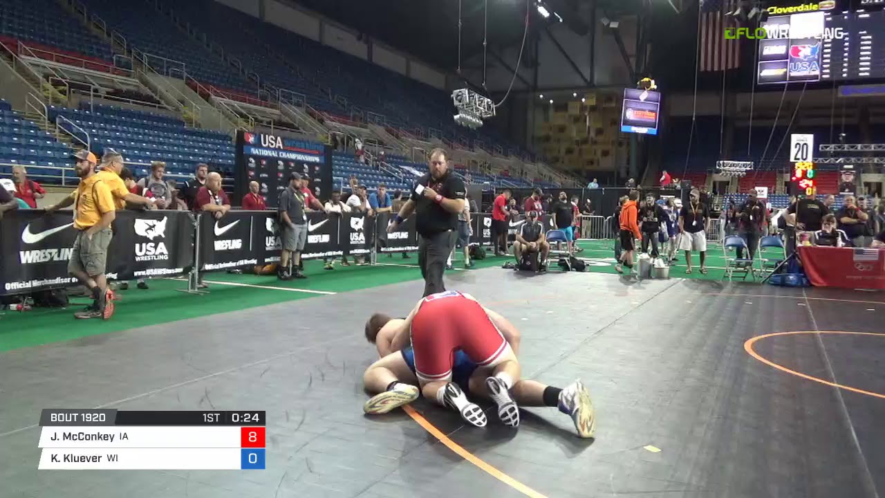 Junior FS 285 Cons 16-2 - John McConkey (IA) vs. Keaton Kluever (WI)