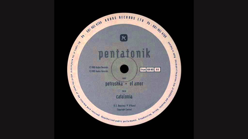 PENTATONIK -  CATALONIA  - KUDOS RECORDS