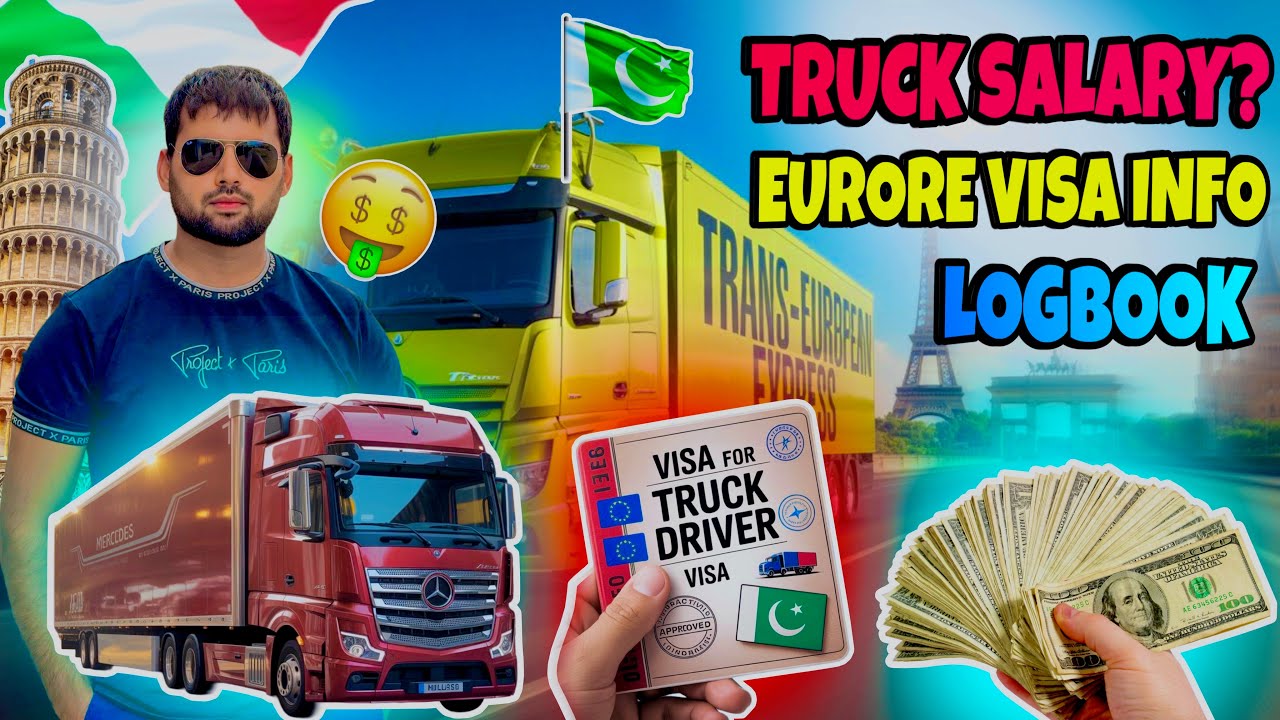 Truck Driver Jobs in Europe | Salary & Visa Guide for Indians & Pakistanis Abroad