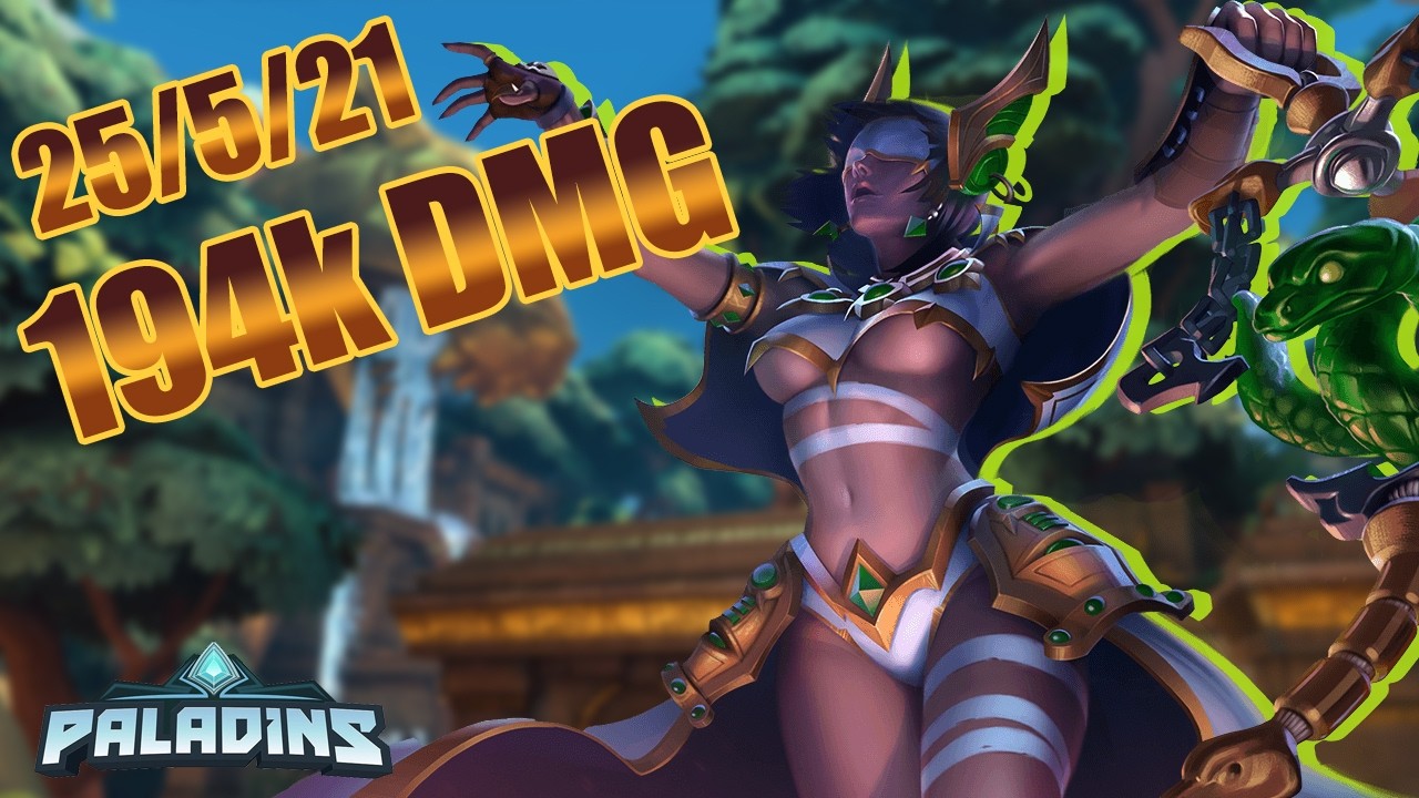 Seris Dmg - 25/5/21 | 194k DMG | 44k HEALING - Paladins #37