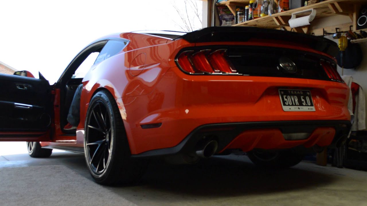 2015 Mustang GT ARH headers and Roush axle backs cold start