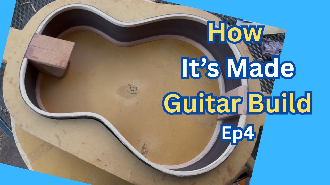 Guitar Build|Radius Sides-Neck Mortise-Tail Inlay| Ep 4