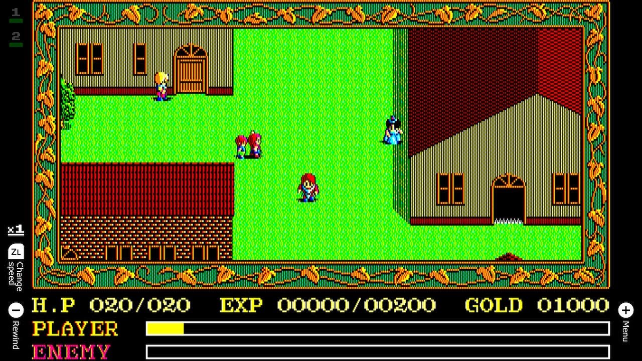 EGGCONSOLE Ys PC-8801mkIISR Gameplay 🔮 Nintendo Switch - Retro RPG