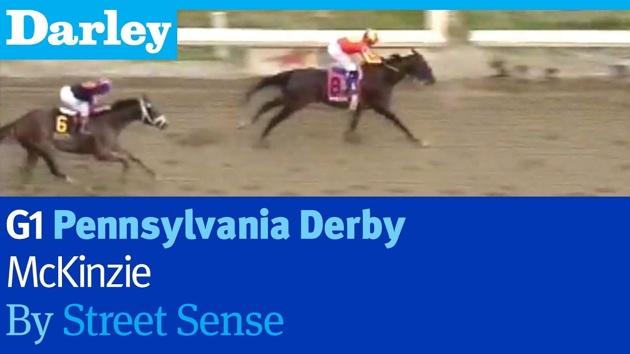 McKinzie by Street Sense wins the G1 Pennsylvania Derby at Parx Racing