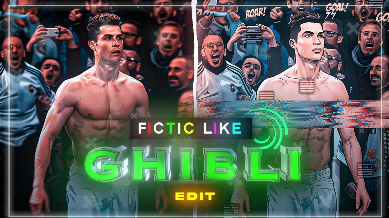 GHIBLI STYLE EDIT LIKE FICTIC🤯💥||XML + ALIGHT LINK IN DESCRIPTION 👇🏻||#ronaldo #alightmotion