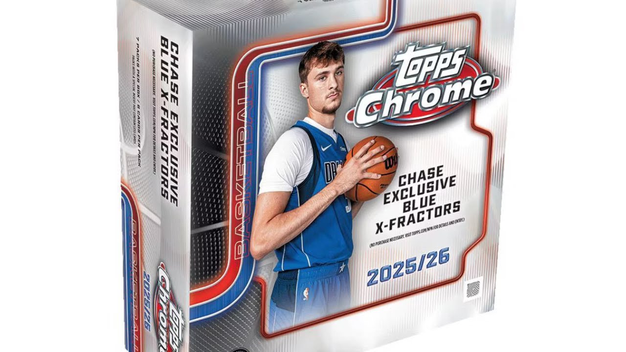 Opening 2 boxes of 2025/26 Topps Chrome Basketball, we struck gold /50