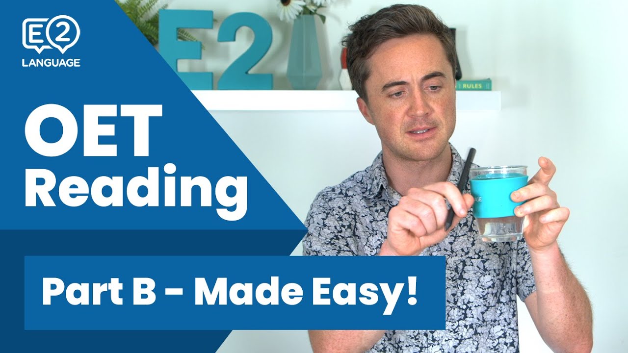 OET MADE EASY | Reading Part B | Questions with Jay!