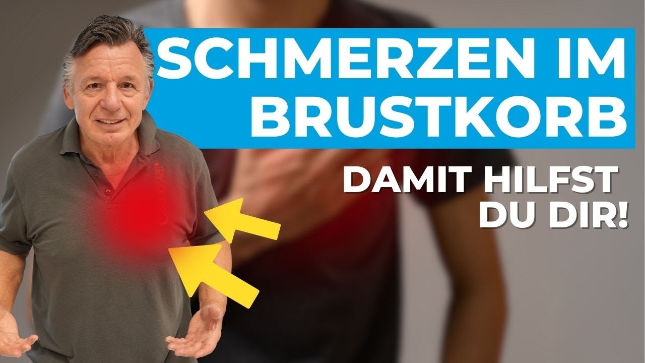 Dein Brustkorb drückt? Schmerzt? Nimmt dir den Atem? Wir zeigen dir, wie du dir helfen kannst 🍀