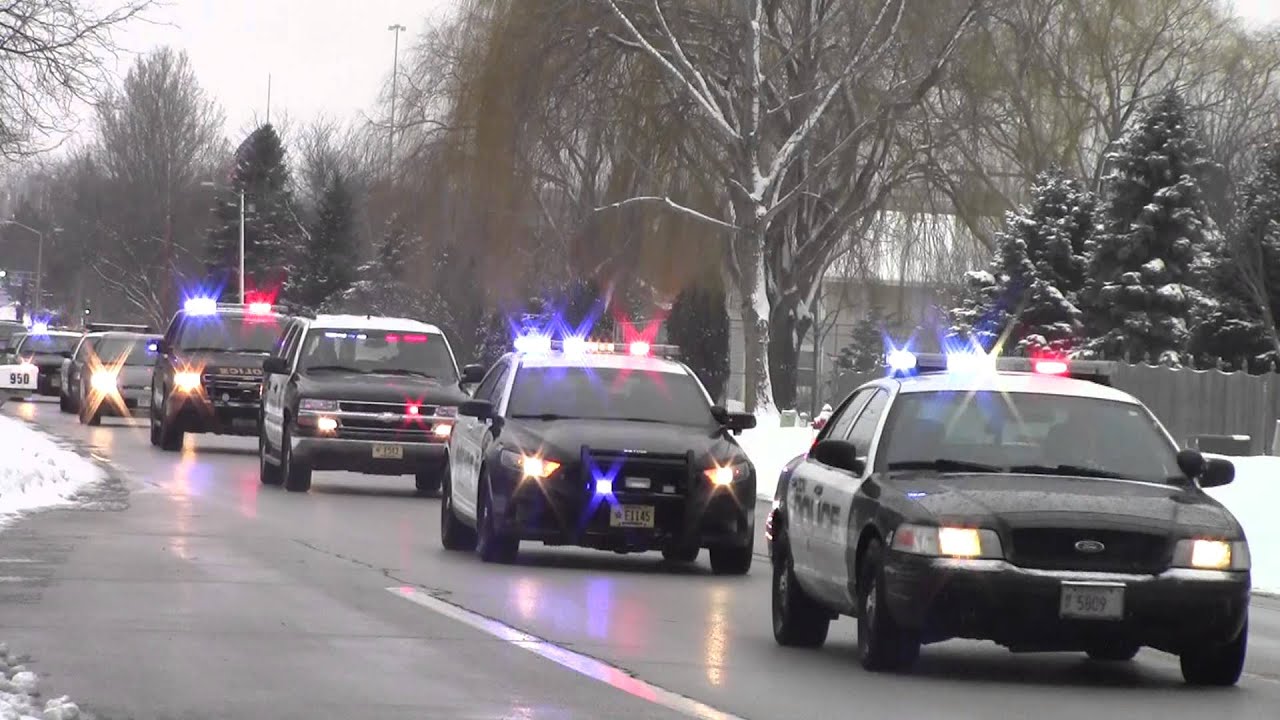 Officer Jennifer Sebena funeral procession