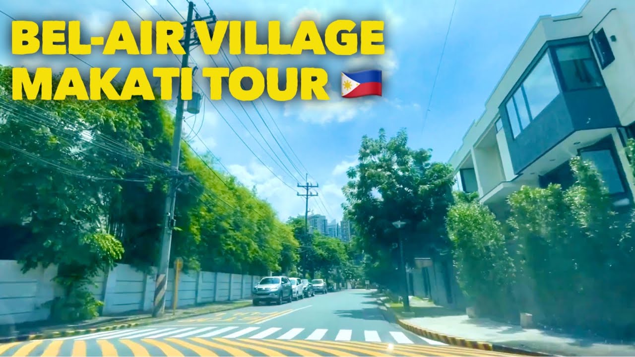 Manila Driving Tour: Bel-Air Village Makati Phase 1,3,4 | Luxe Private Gated Community