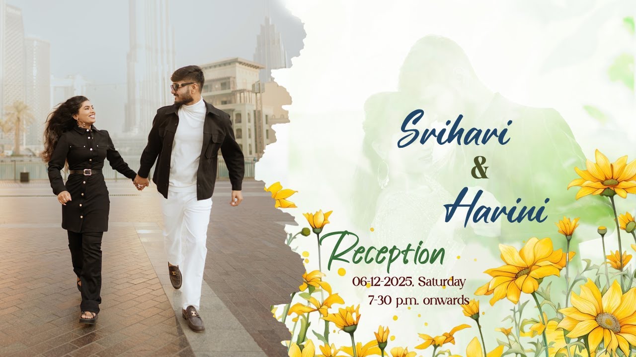 Live Reception of Srihari & Harini on 06/12/2025 at 06:30pm