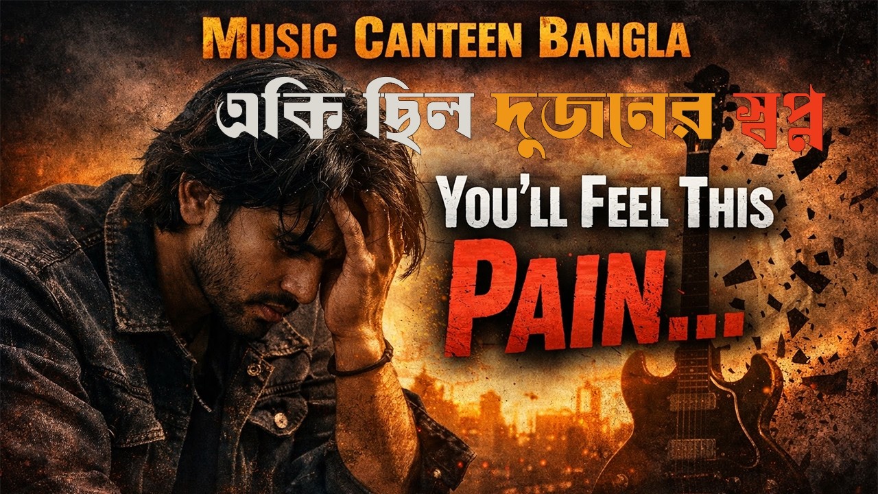একি ছিল দুজনের স্বপ্ন | Sad Bengali Rock Song | 2000s Style Heartbreak Ballad | Music Canteen Bangla