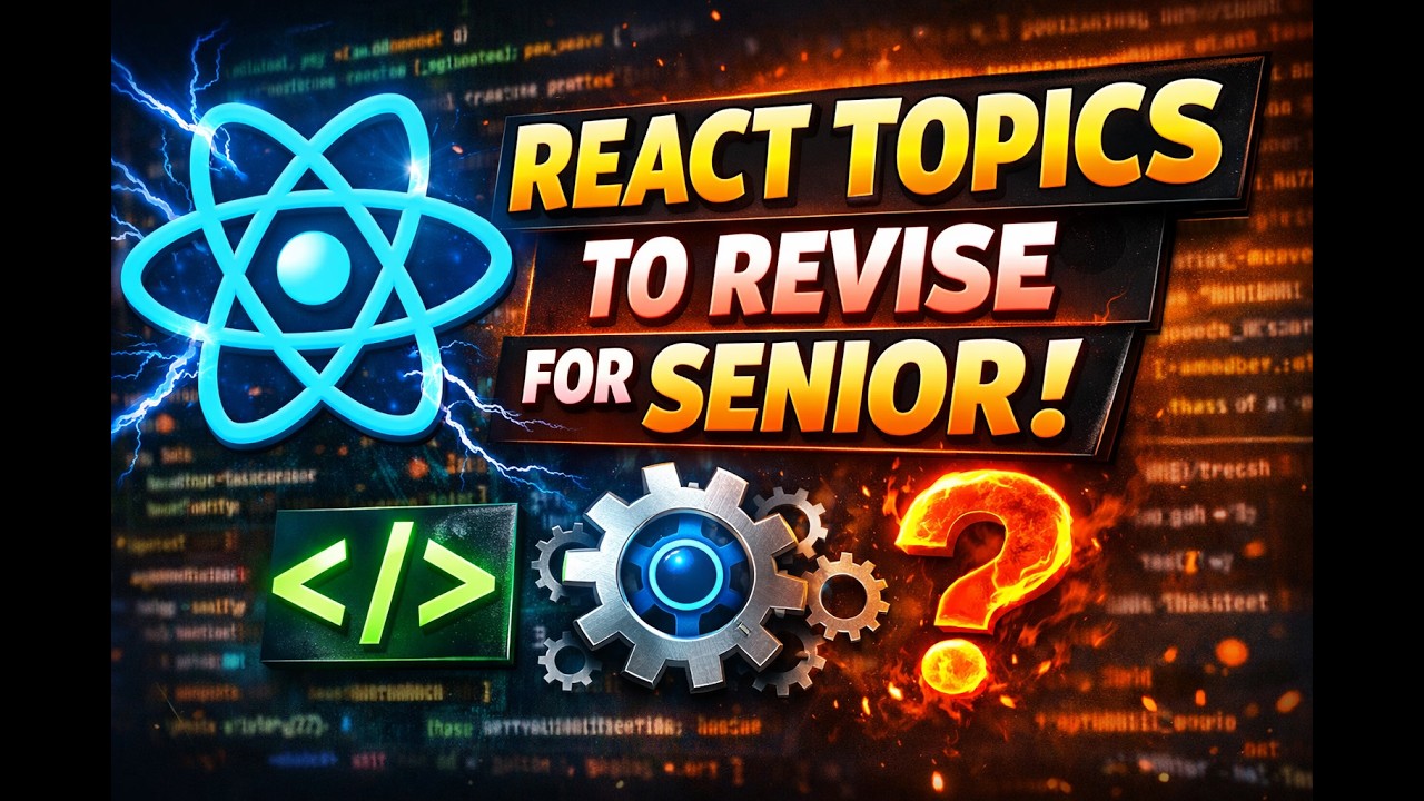 React topic to revise