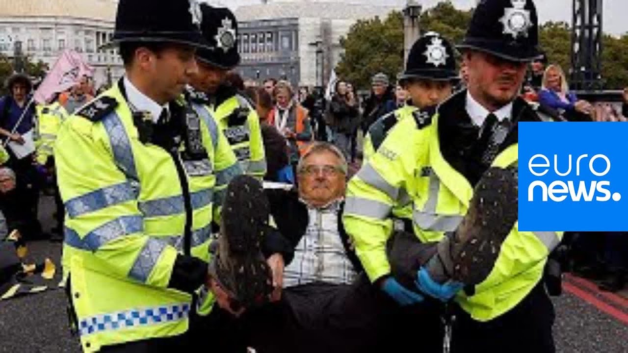Hundreds arrested in Extinction Rebellion disruptive action across Europe