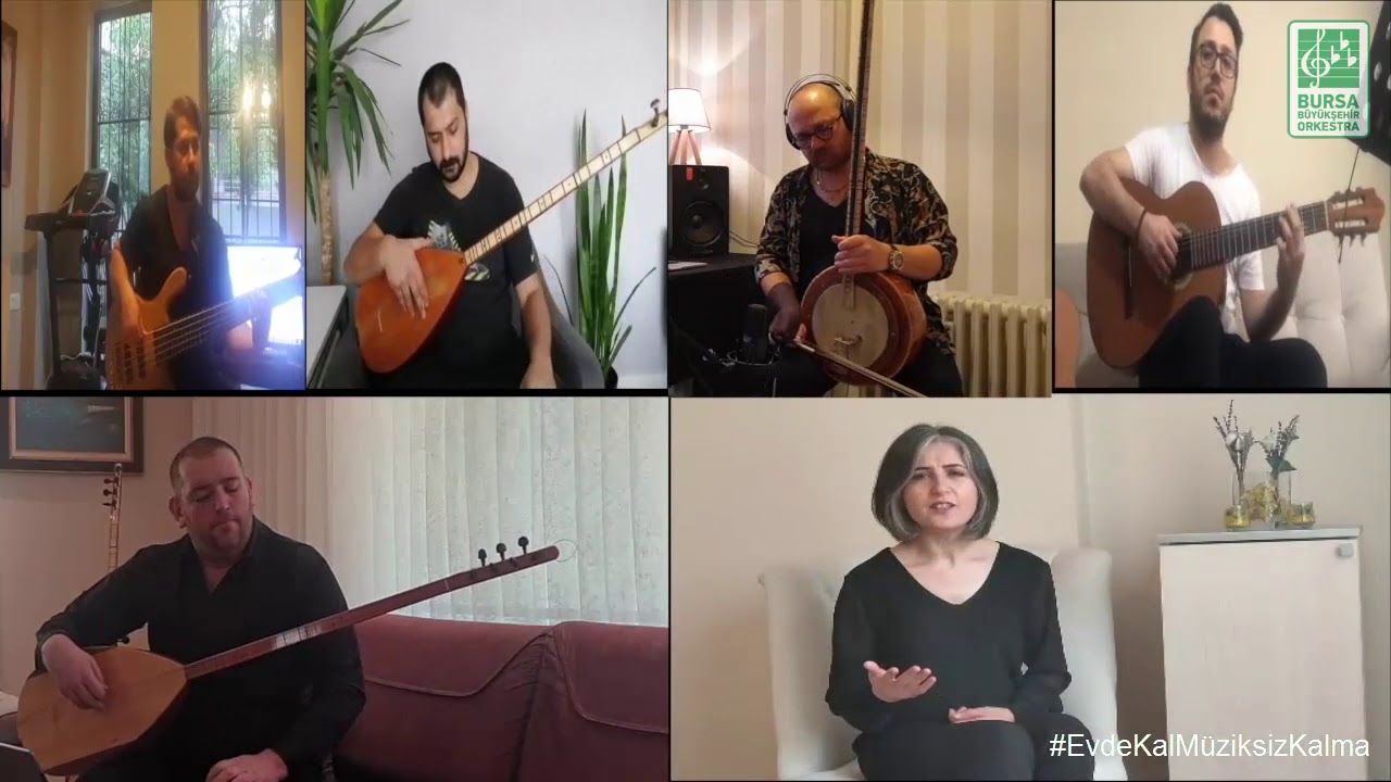 Züleyha Savaş - Pencereden bir taş geldi | #BursaOrkestra ile #EvdeKalMüziksizKalma