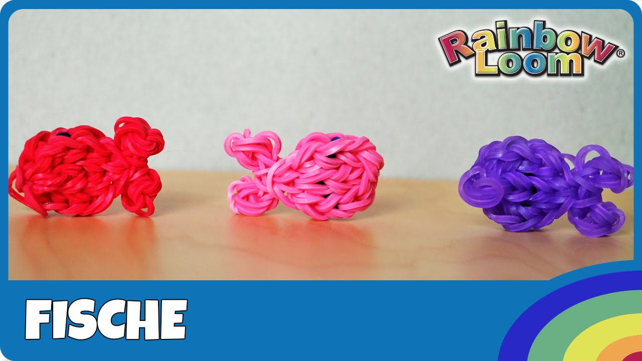Rainbow Loom Fische - deutsche Anleitung
