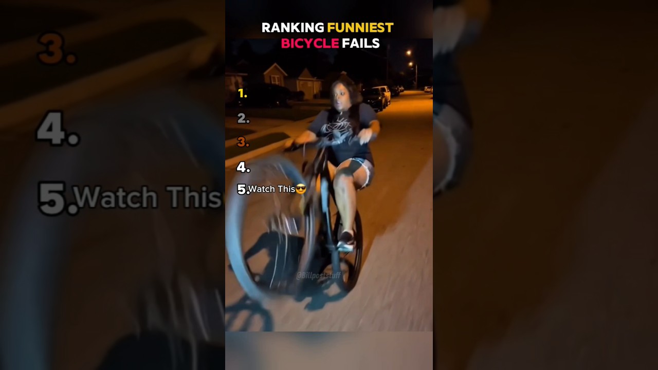 Ranking Funniest  Bicycle fails #ranked #memes #shorts #bike