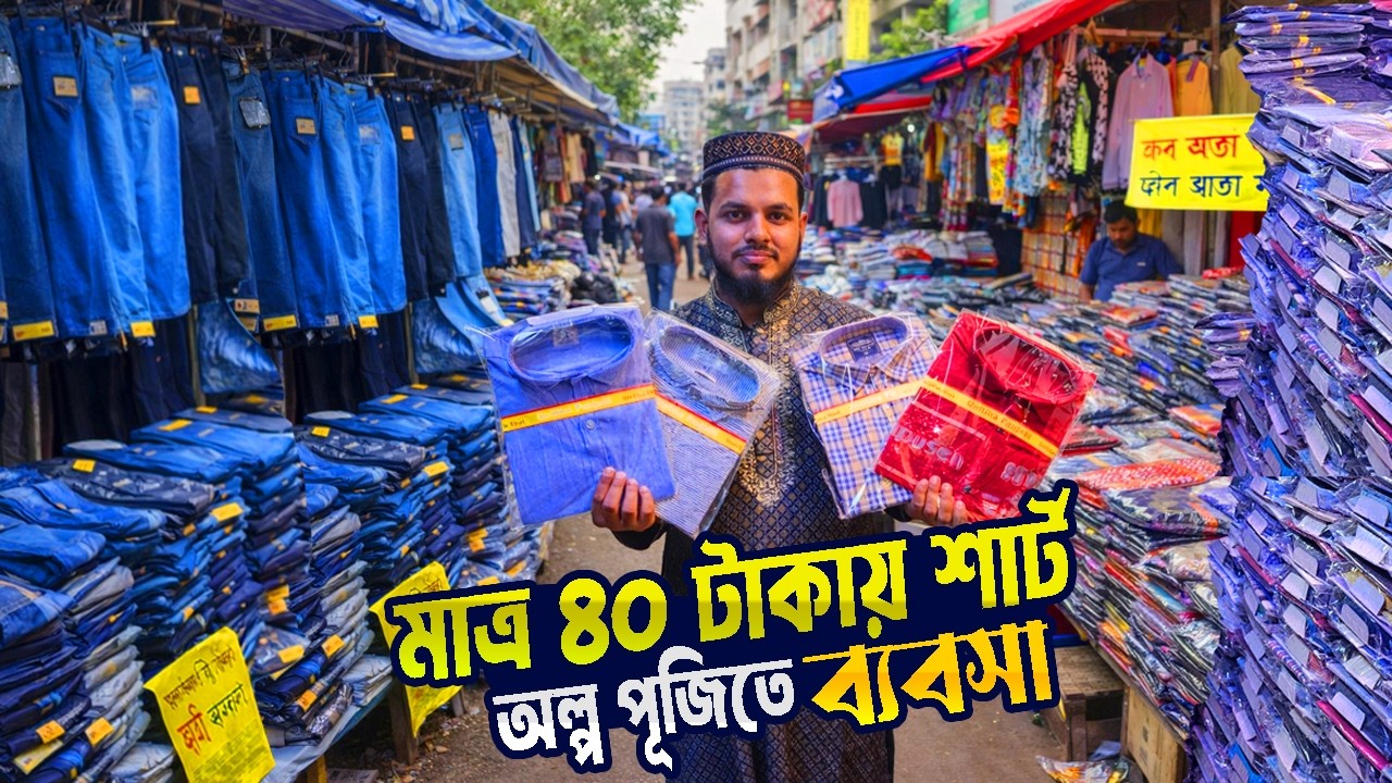 মাত্র ৪০ টাকায় শার্ট | অল্প পূজিতে ব্যবসা করুন | small business ideas