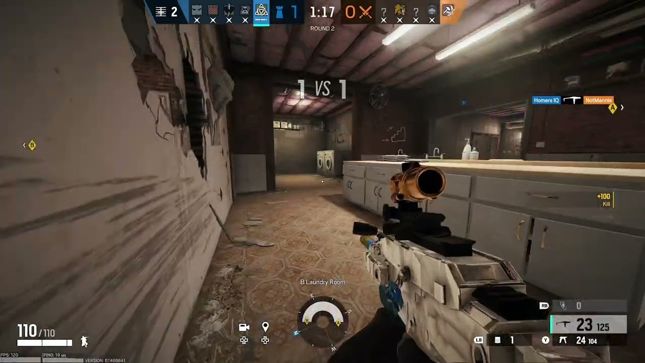 1v4 Clutch in Ranked R6
