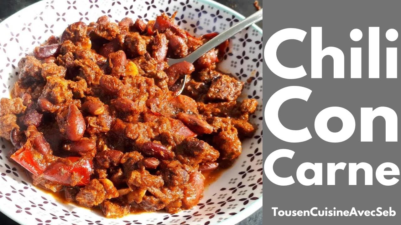 RECETTE 🇺🇸 du CHILI CON CARNE 🇺🇸 (Tous en cuisine avec Seb)