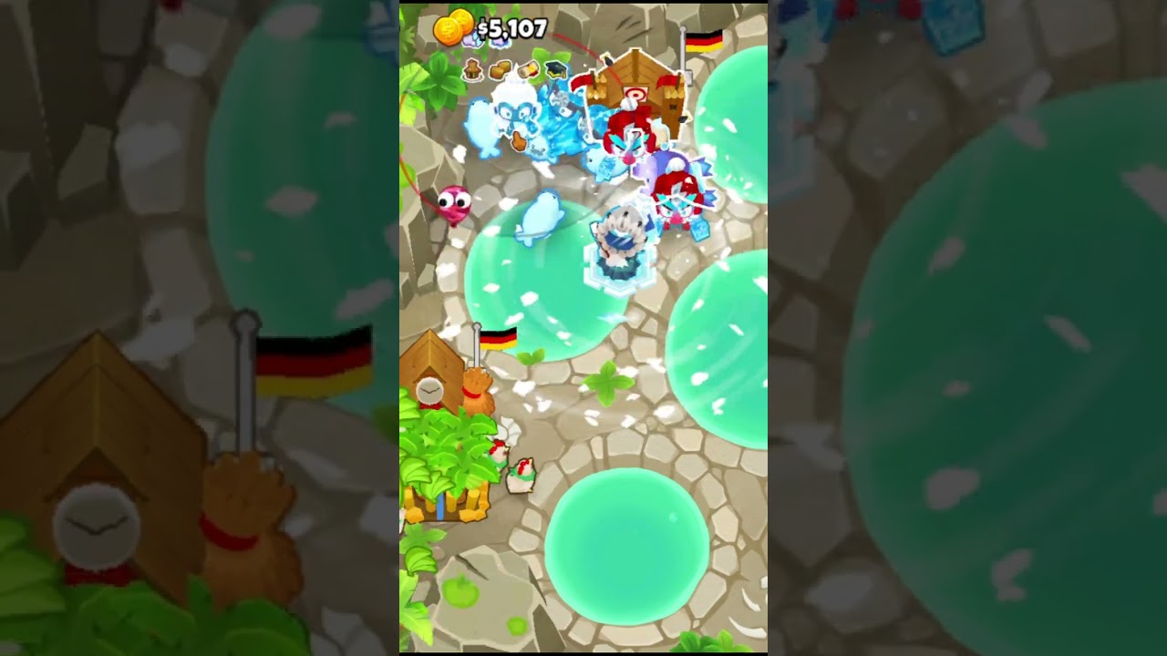 BTD6 Ice Monkey Run with Silas +Villages and Farms Part 8