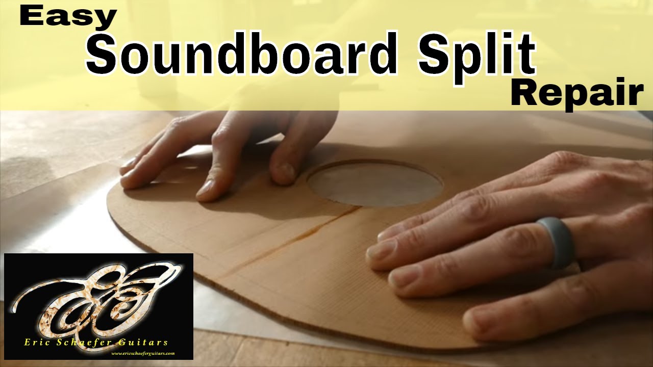 Easy Soundboard Split Repair