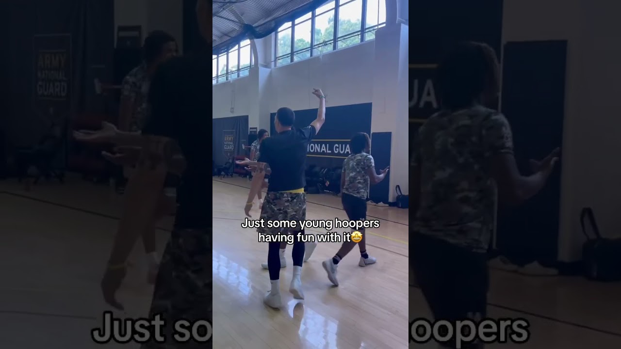 Having fun with it &hellip; 🕺🏾 #basketball #camping #fun