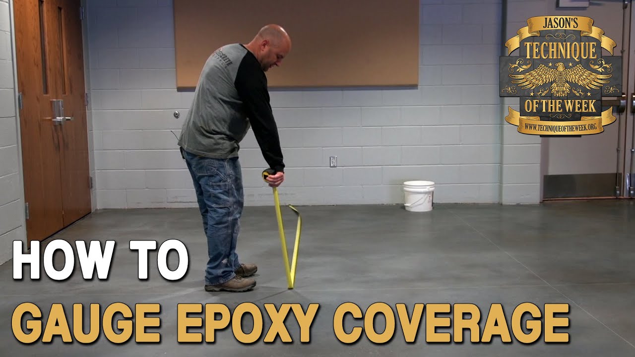 How To Gauge Epoxy Coverage