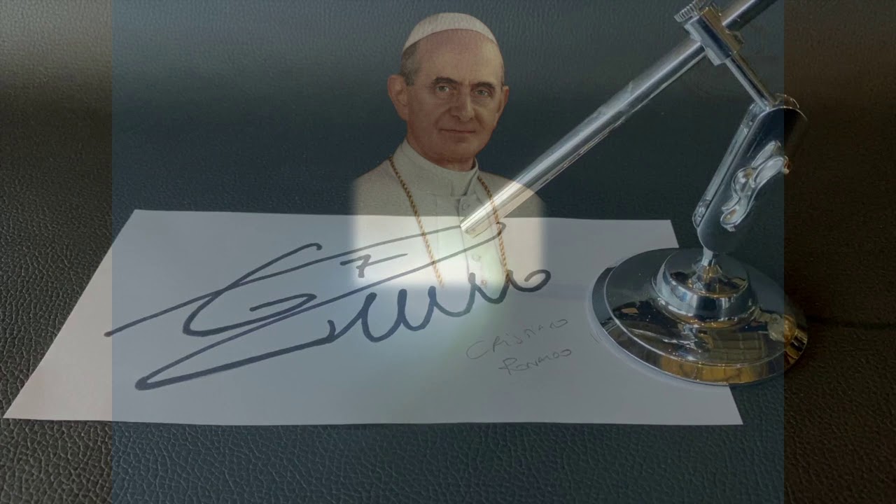 Certificato di Autenticità per autografi COA R