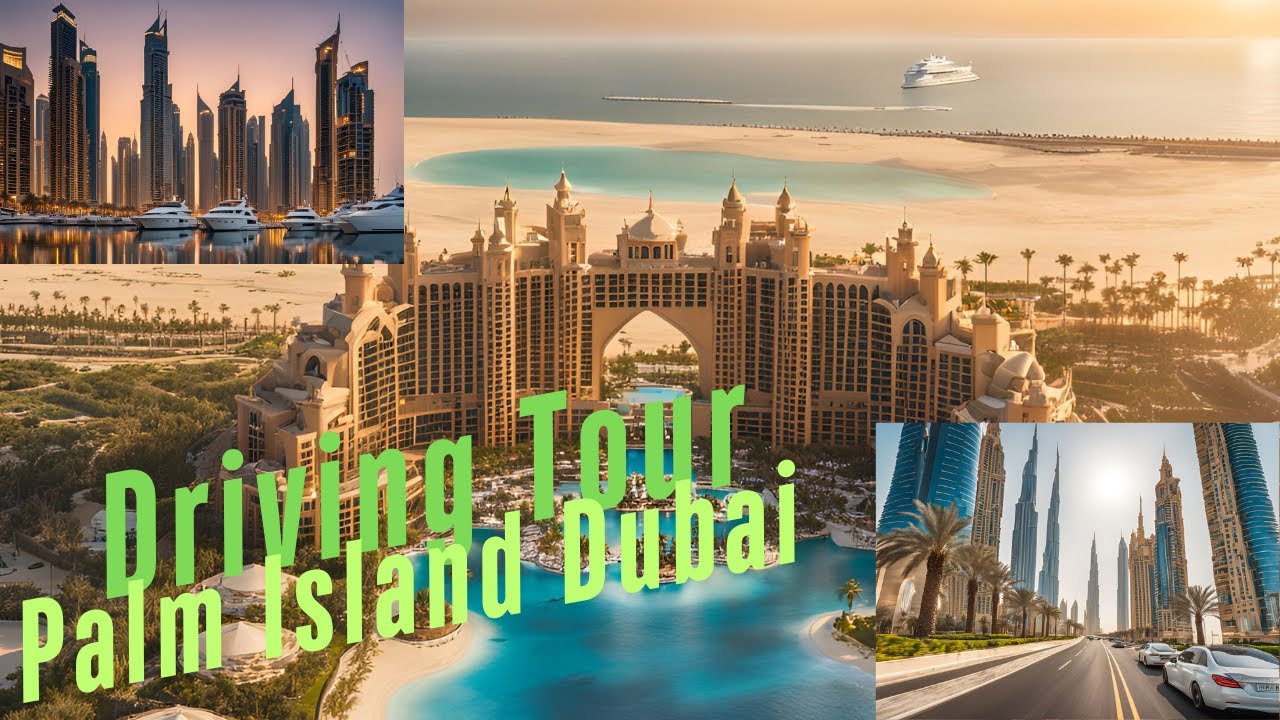 Palm Island Atlantis Royal Atlantis Driving Tour Dubai UAE