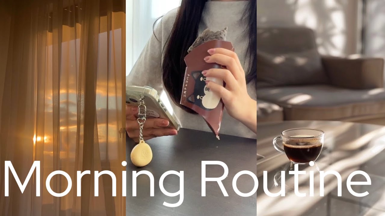 【Morning Routine】平日のバタバタ時短モーニングルーティン+その後の過ごし方🫖🪴