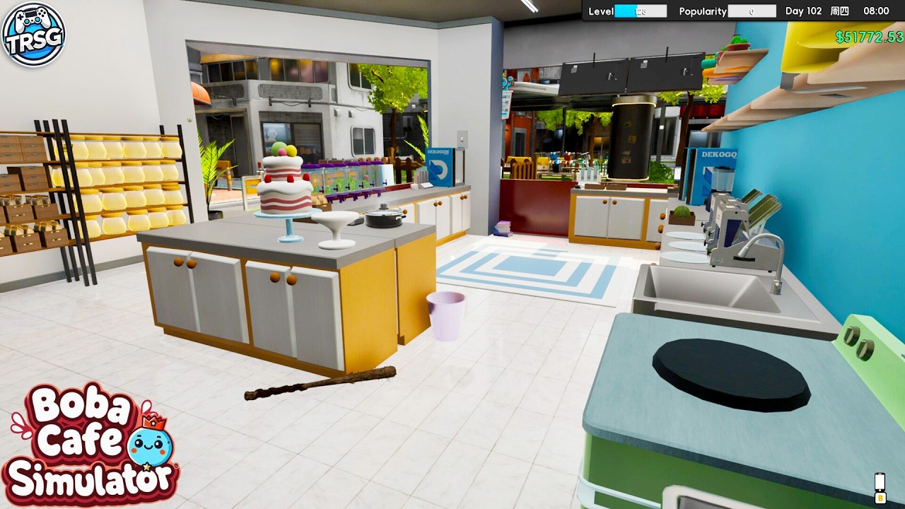 New Simulation Game, Run and Manage your own Bubble Tea Shop - Boba Cafe Simulator