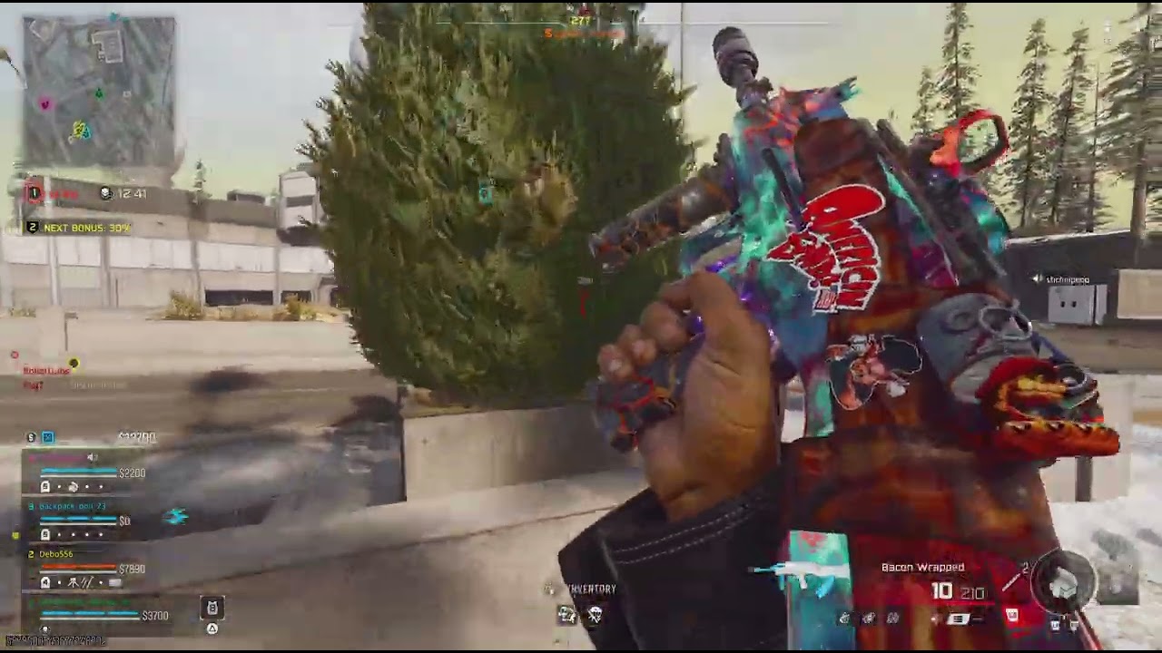 Warzone battle royal they came up right behind US