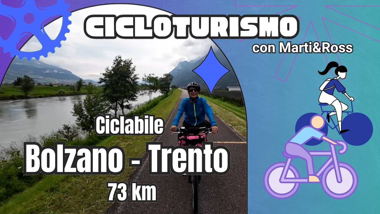 da BOLZANO a TRENTO in MTB 73Km....seconda tappa del nostro bike tour 2024
