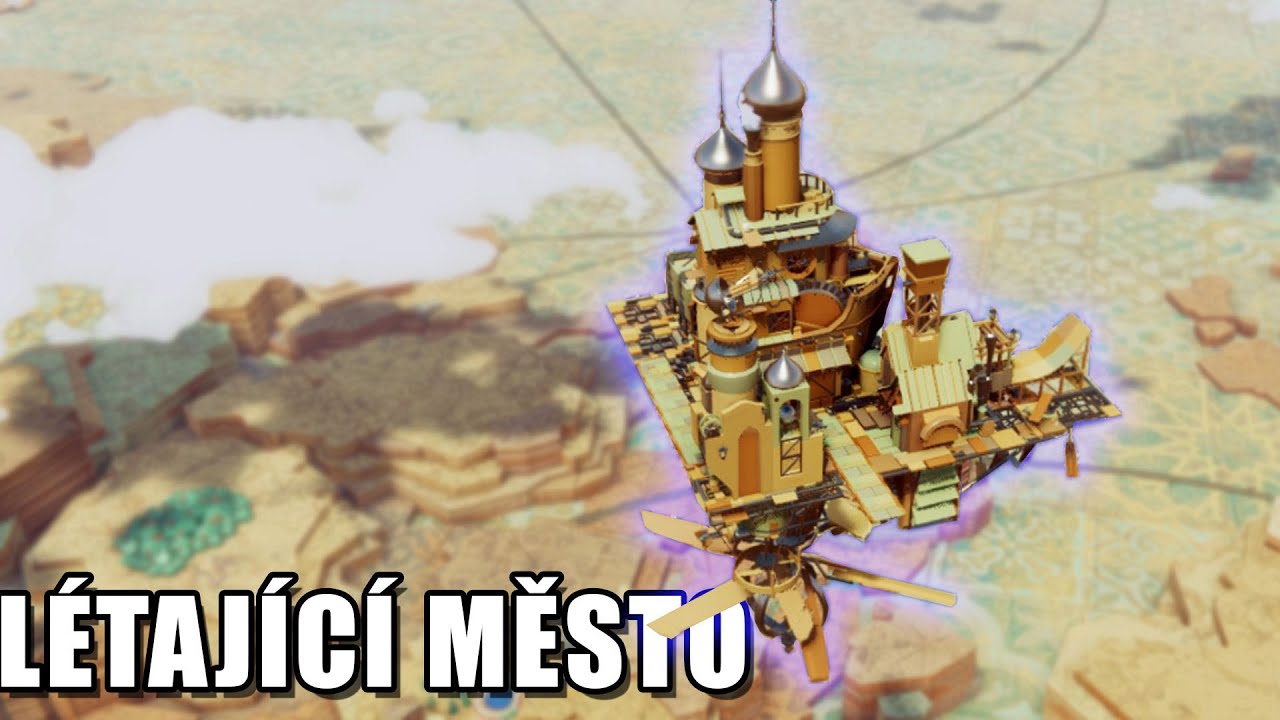 Kluzáky sbírat jídlo a vodu pro město v oblacích! - Airborne Kingdom #1
