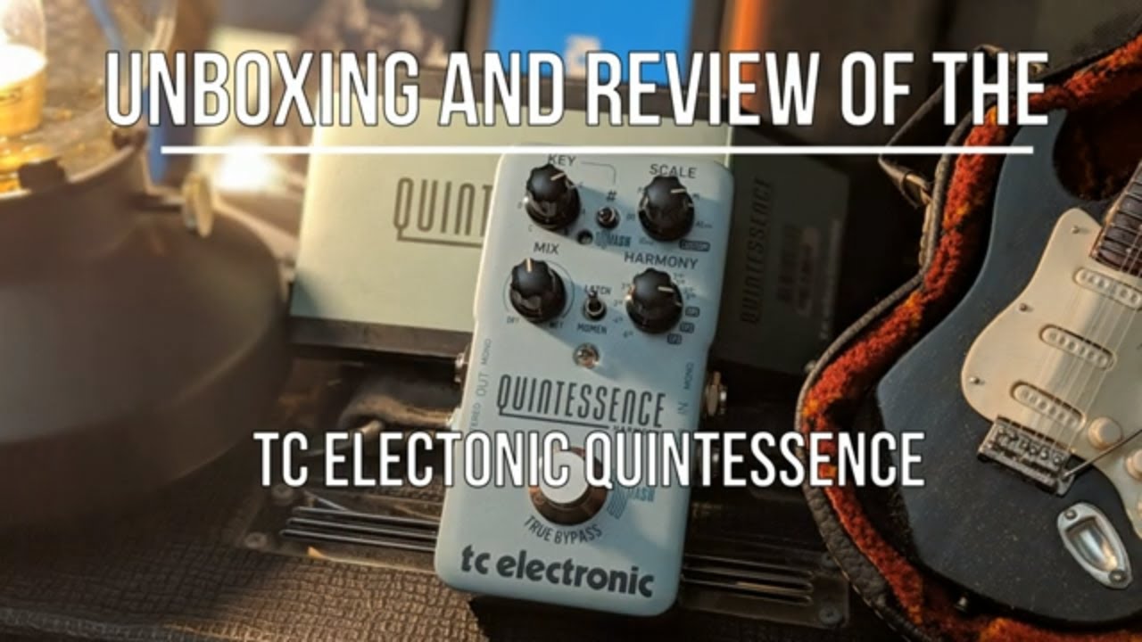 TC Electronic Quintessence Harmonizer. Unboxing & Review