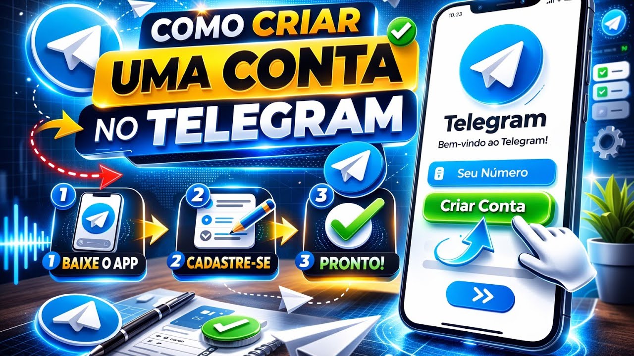 Telegram: Criar sua conta no Telegram fácil e rápido!