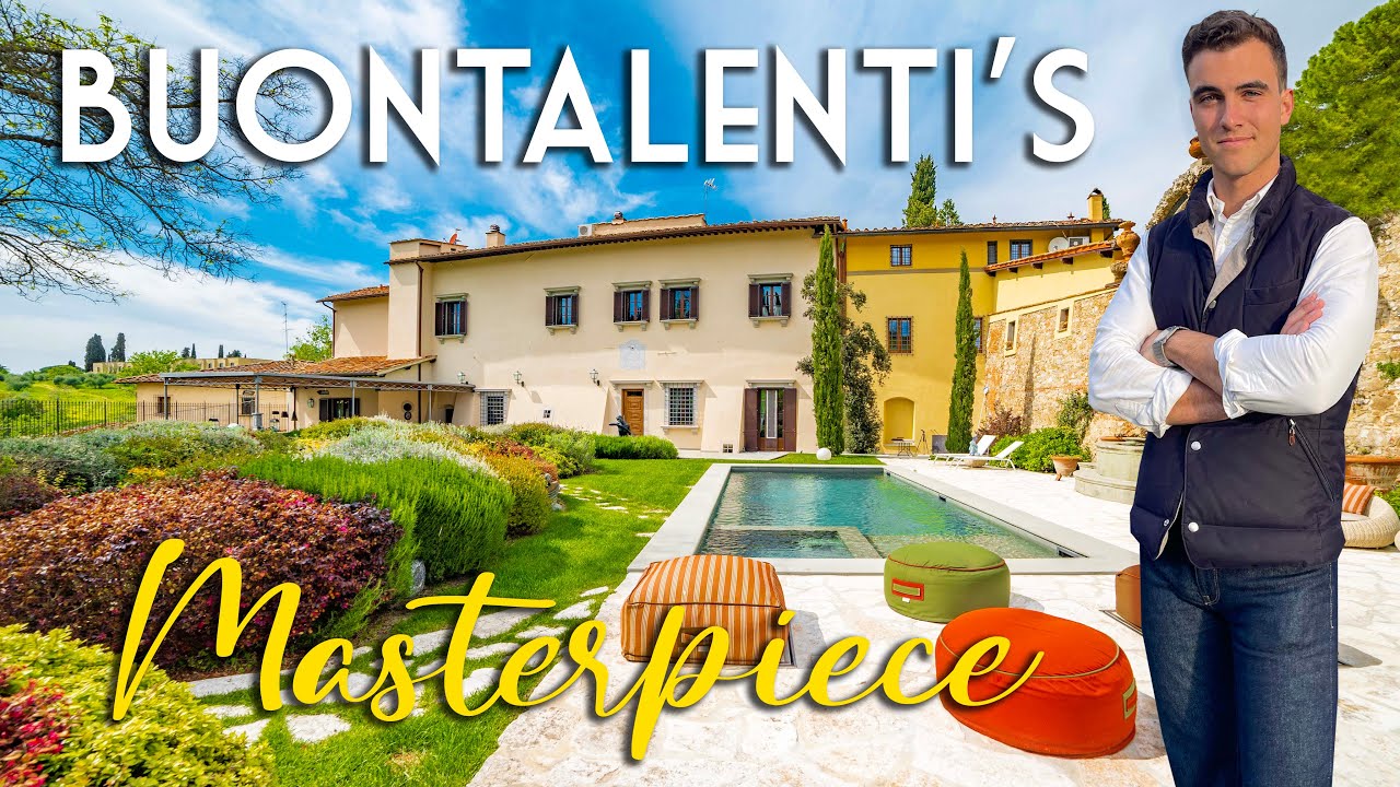 LUXURY VILLA WITH BUONTALENTI’S FOUNTAIN FOR SALE IN POGGIO IMPERIALE, FLORENCE | ROMOLINI