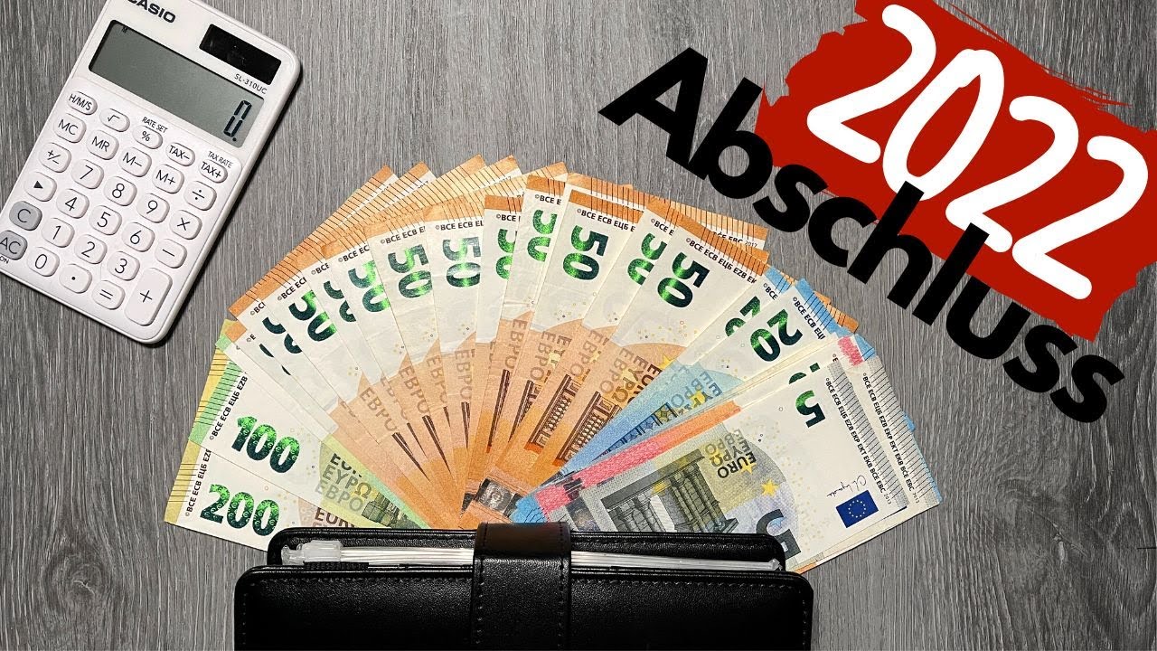 ☺️Jahresabschluss 2022👌I echte Einnahmen & Ausgaben I #umschlagmethode #budgetplanung
