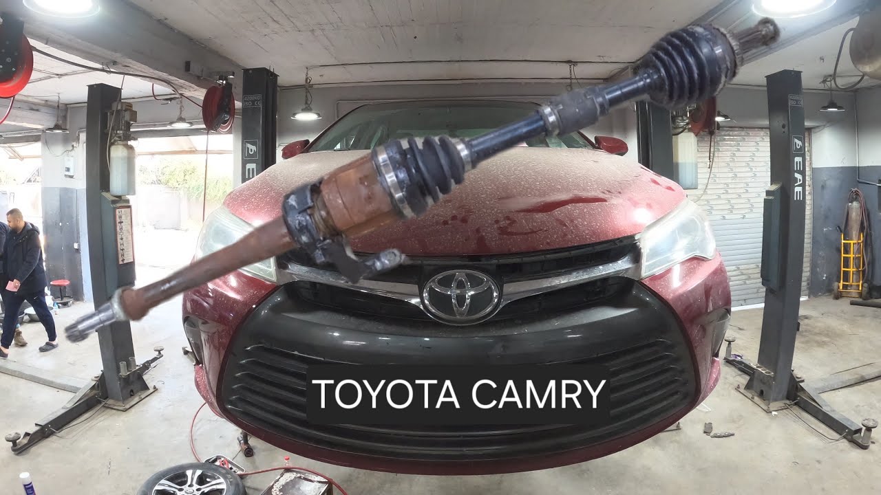 استبدال عمود القياده الأيمن (درايف شفت) ... تويوتا كامري 2012-2017 toyota camry (عزم البراغي)