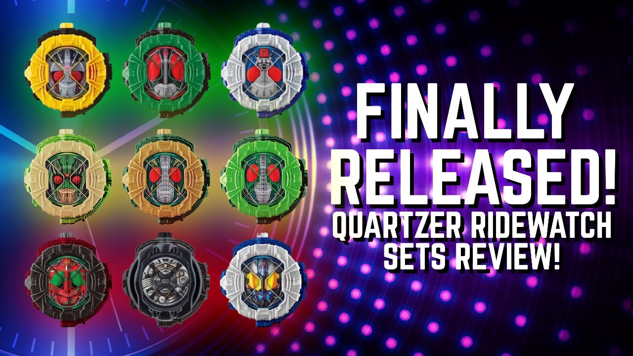 Kamen Rider Zi-O Over Quartzer Ridewatch Sets 01-03 Review! The Forgotten Heisei Riders!