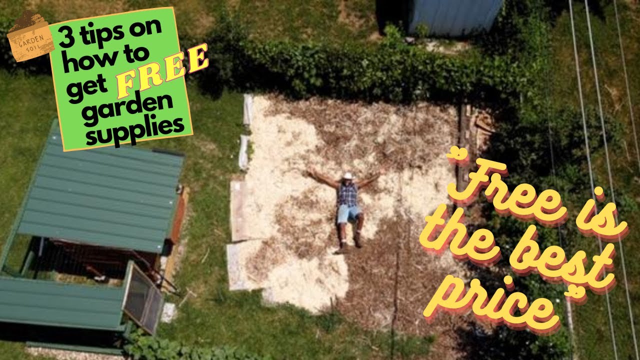 3 Tips on how to get FREE garden supplies - How I started my Mulch Garden - Part #1