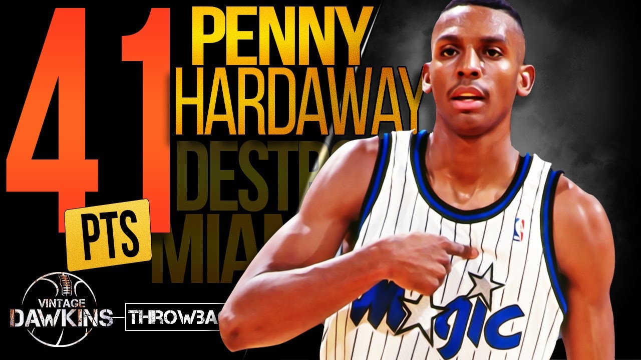 Penny Hardaway UNREAL 41 Pts, 7 Rebs, 4 Stls, 3 Blks Performance in 1997 ECR1 GM4 vs Heat