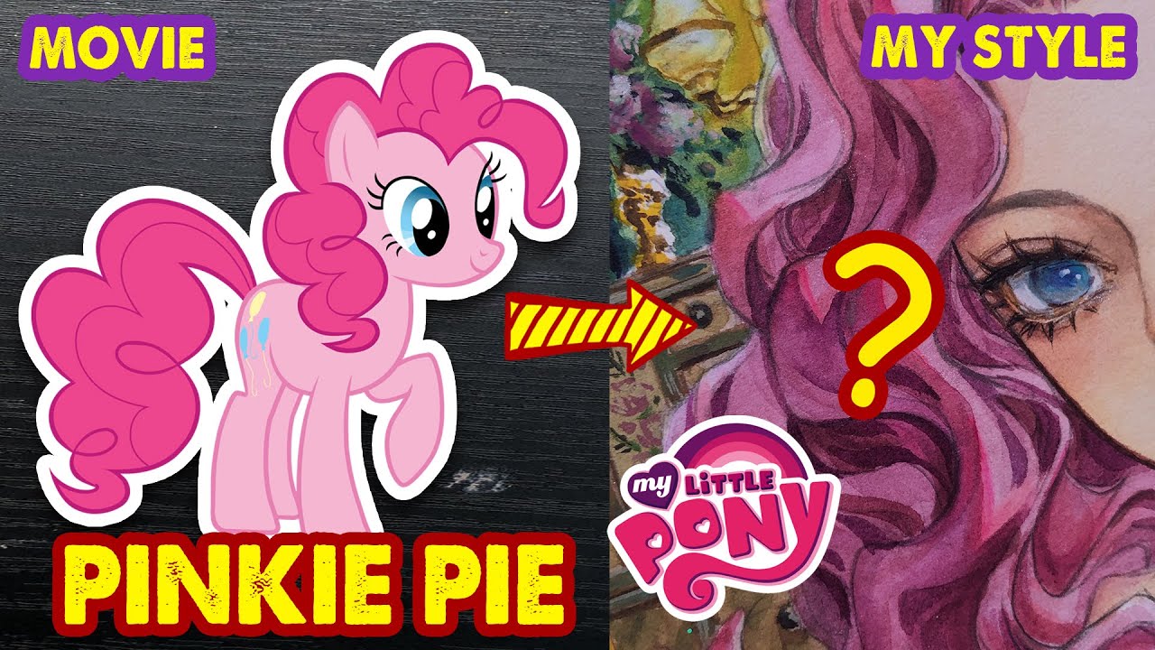 [ASMR] Drawing PONY PINKIE PIE in My Style | Huta Chan