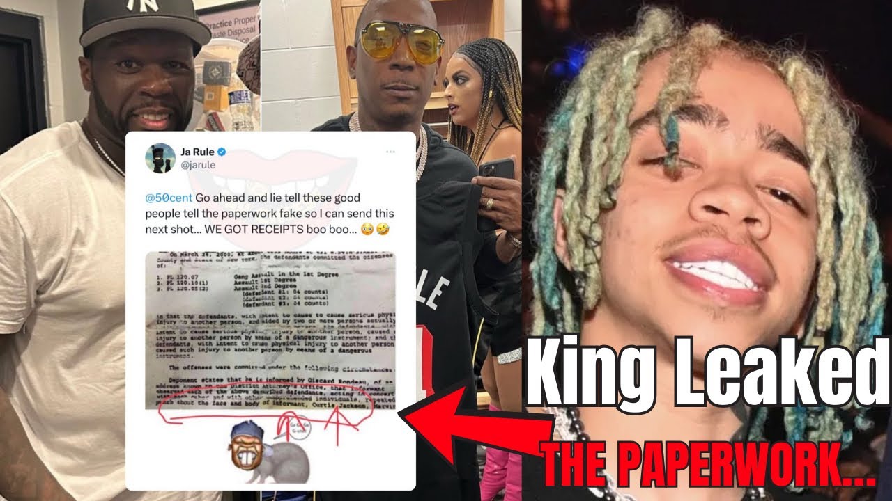 50 Cent EXPOSED Contacting DEA? | Ja Rule Reposts Paperwork After King Harris Leak