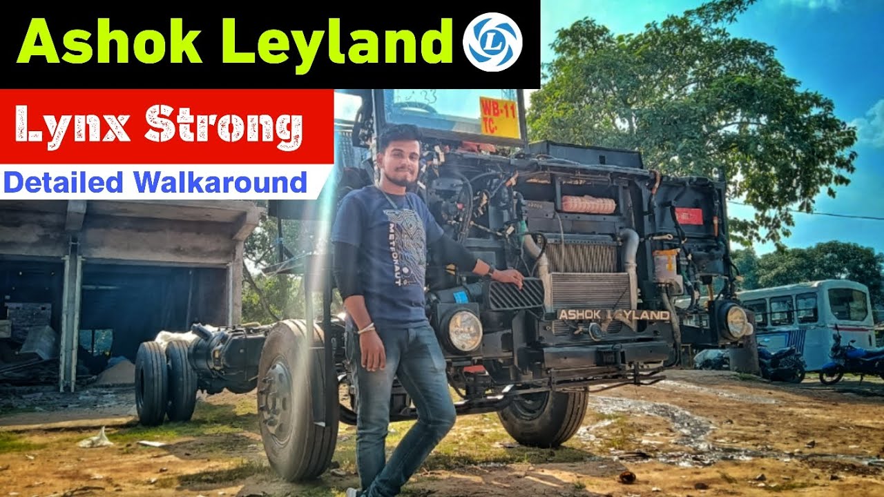 Ashok Leyland Lynx Strong (Oyester wide) Bus Chassis Walkaround 🔥 It's Highway Time