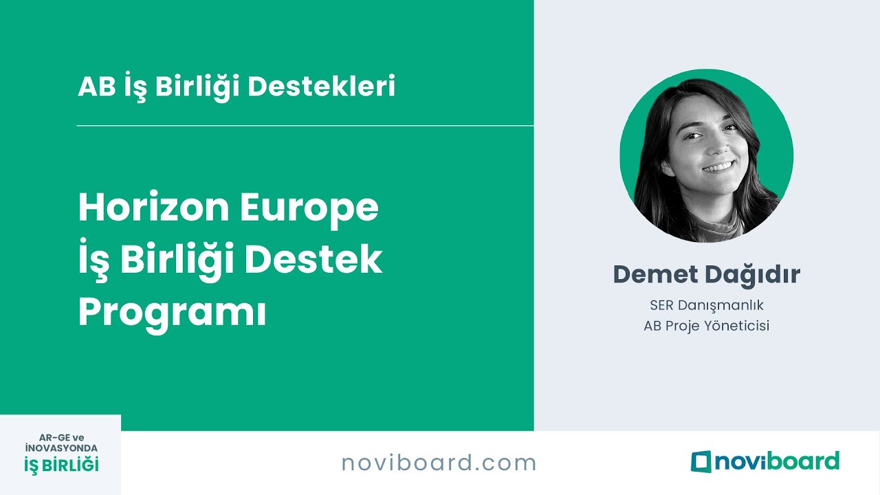 AB Ar-Ge İş Birliği Destekleri 03 - Horizon Europe